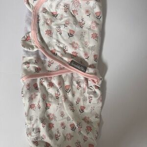 SwaddleMe Floral Kids Pajamas Sleep Sack - Pink and White